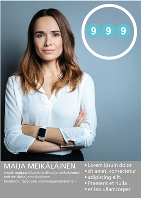 Juliste 50 x 70 cm (suunnittele itse)